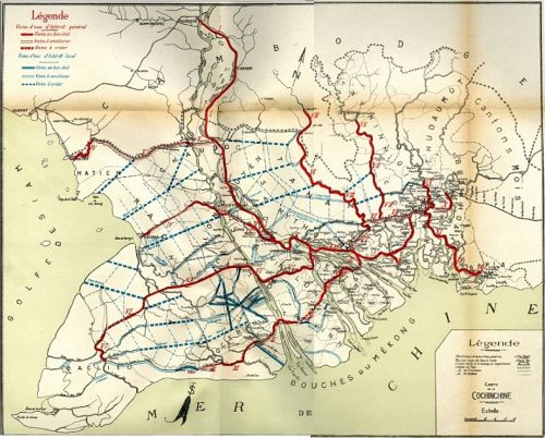 [map] Colonial and local waterways, 1910