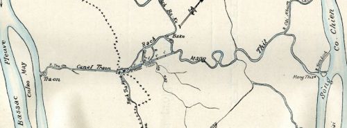 map of Măng Thít, circa 1910